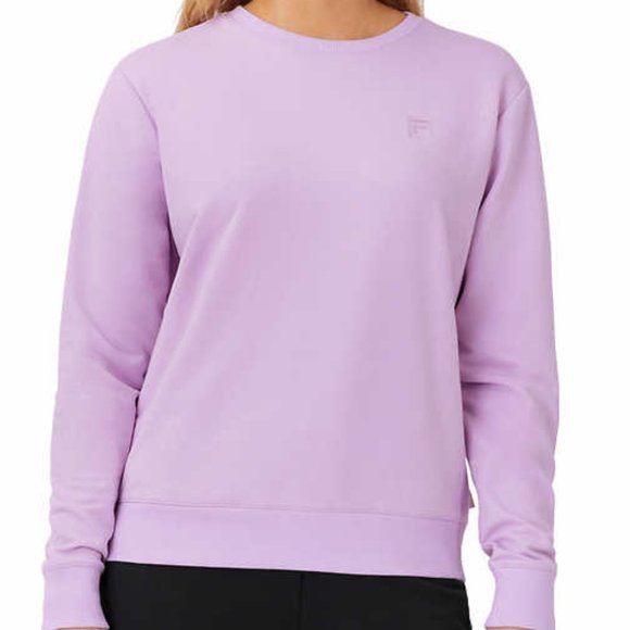 Fila French Terry Long Sleeve Crew Neck Sweatshirt Pullover Shirt - Picture 5 of 9